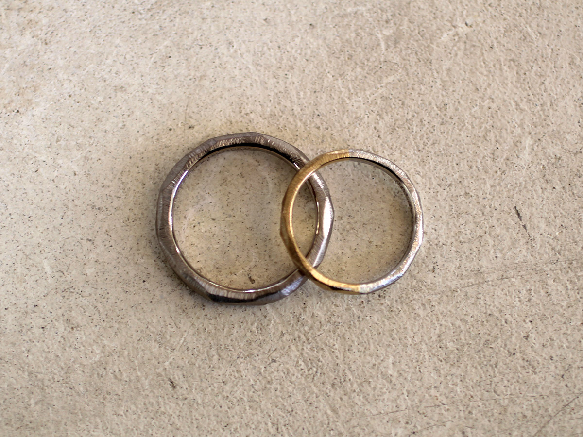 削り出しの結婚指輪