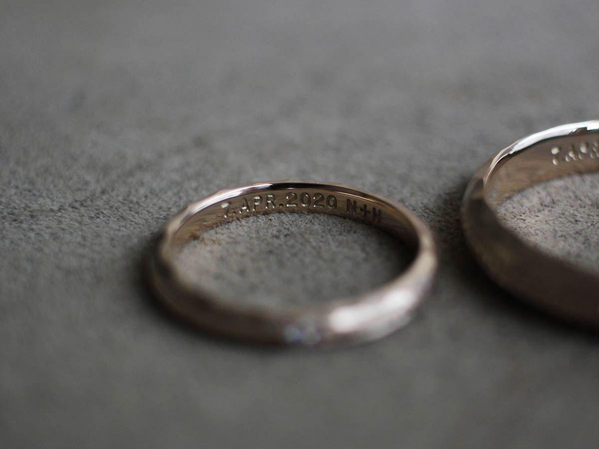 結婚指輪の刻印内容