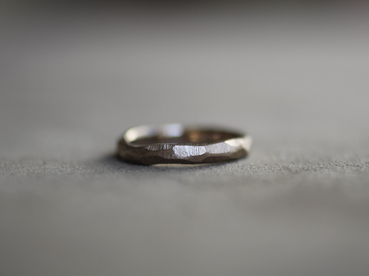 結婚指輪の表面加工